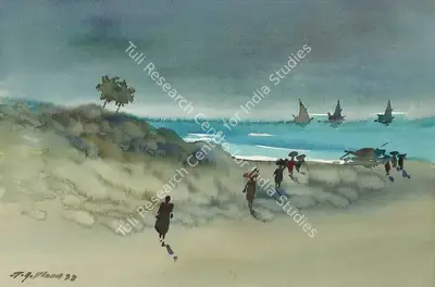 P.A. Dhond (Artist), Untitled, Painting