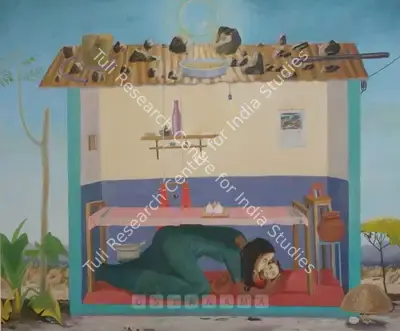 K.P. Reji (Artist), Just Above My Head, 2006, Painting