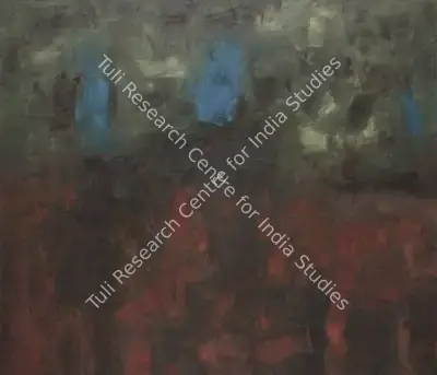 K.M. Adimoolam (Artist), Nature, 1994, Painting
