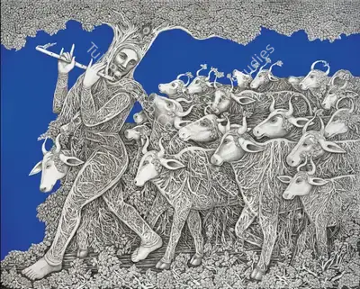 Ompal Sansanwal (Artist), Untitled, Painting