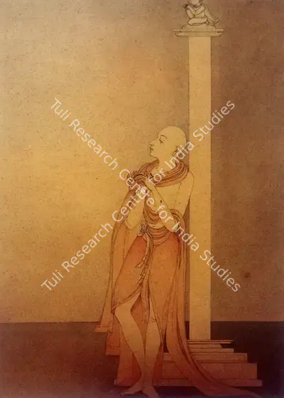 Majumdar, Kshitindranath (Artist). Chaitanya, n.d. | Painting, Ch.Lon/05.10.99, 1999 · Christie's