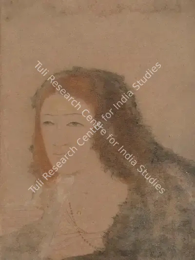 Abanindranath Tagore (Artist), Uma the Great Mother Daughter of the Mountain, Painting