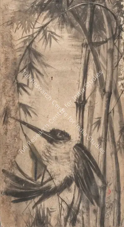 D.P. Roy Chowdhury (Artist), Kingfisher II, Painting