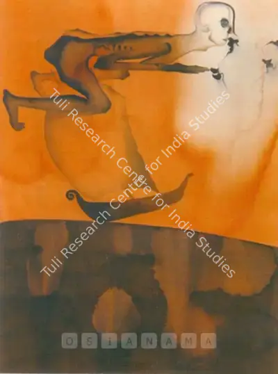 Atul Dodiya (Artist), Kiss, 2000, Painting