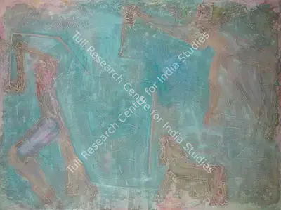 Mohan Samant (Artist), Devils in Heaven, 1978, Painting
