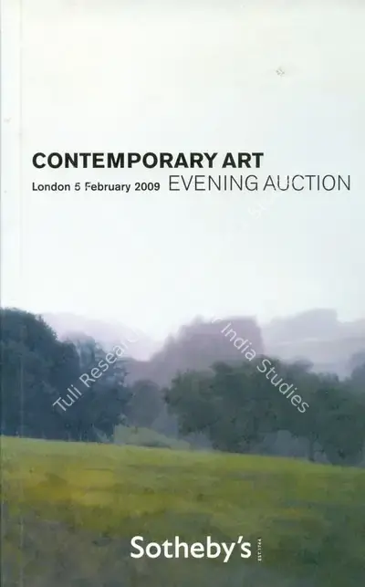 Sotheby's (Auction House), Contemporary Art, 2009, Auction Catalogue