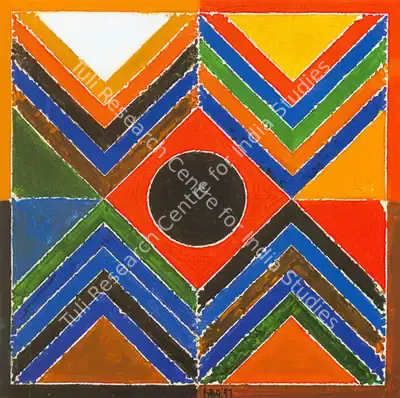 S.H. Raza (Artist), Ankuran, 1997, Painting