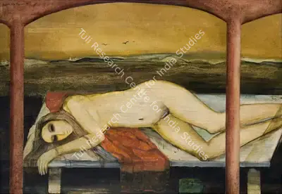 Anjolie Ela Menon (Artist), Untitled, 1980, Painting