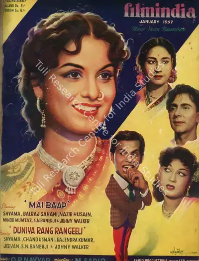 Baburao Patel (Editor), Filmindia, 1957, Magazine