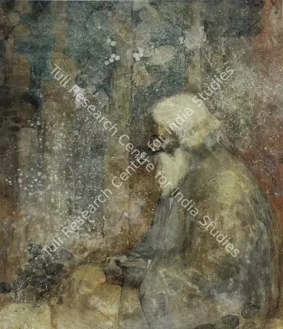 Pyne, Ganesh (Artist). Untitled. Mixed media on paper, 1960s | Painting | FineArts | 00599257
