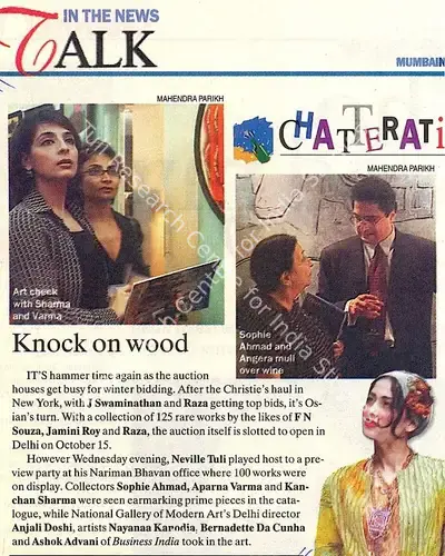 Knock on wood, 2004, Newspaper Clipping