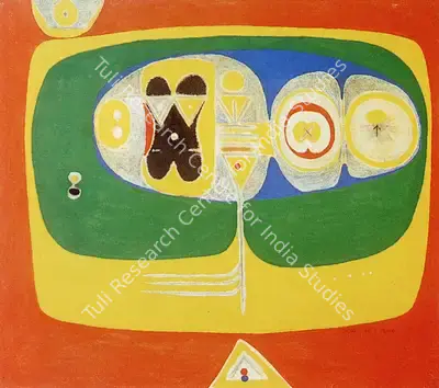 Prabhakar Barwe (Artist), Untitled, 1969, Painting