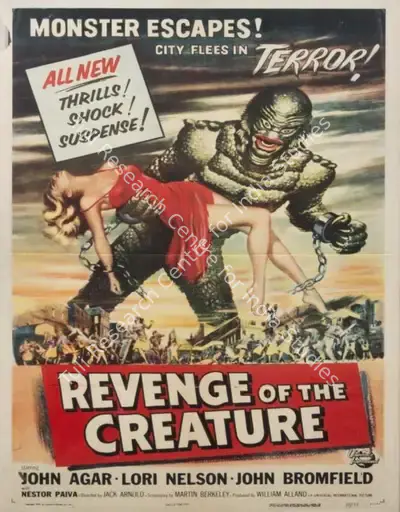 William Alland (Producer), Revenge Of The Creature, 1955, Poster