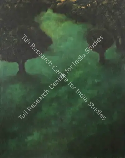Paramjit Singh (Artist), Untitled (The Garden), 1984, Painting