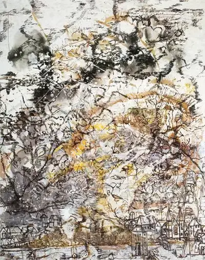Jayashree Chakravarty (Artist), Untitled, 2005, Painting
