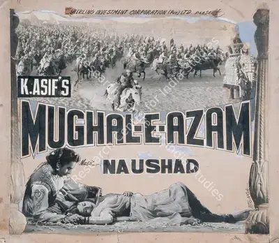 K. Asif (Producer), Mughal E Azam, 1960, Showcard