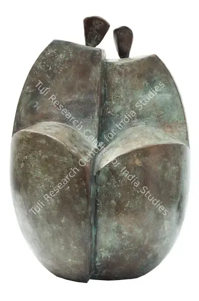 Prodosh Dasgupta (Artist), Halves, 1972, Sculpture