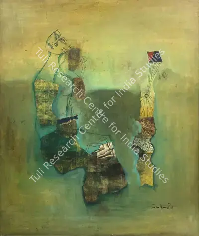 A.P. Santhanaraj (Artist), Untitled (Woman), Painting
