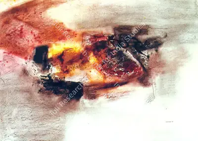 Laxman Shreshtha (Artist), Untitled, 1997, Painting