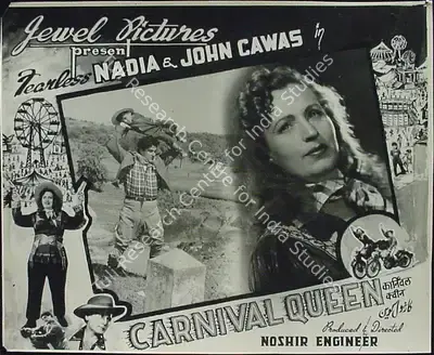 Noshir Engineer (Producer), Carnival Queen, 1955, Lobby Card