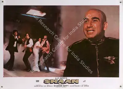 S.M. Anwar (Cinematographer), Shaan, 1980, Lobby Card