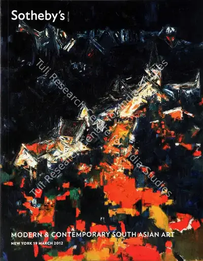 Sotheby's (Auction House), Modern and Contemporary South Asian Art, 2012, Auction Catalogue