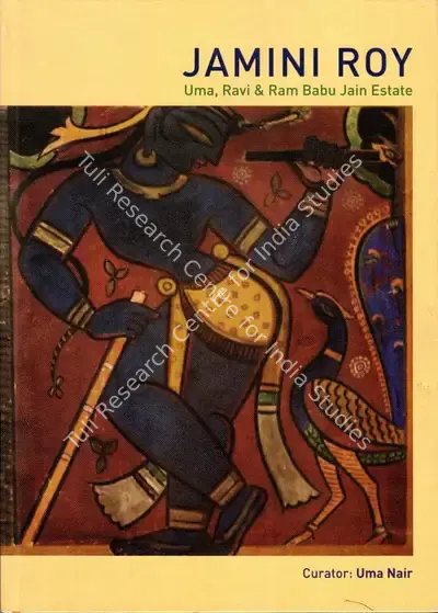 Jamini Roy (Artist), Carved Contours Jamini Roy, 2016, Solo Exhibition Catalogue