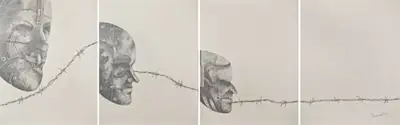 P.N. Chaturvedi (Artist), Untitled, 2006, Painting
