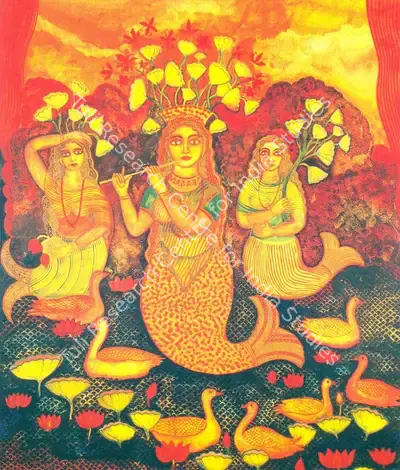 Jayshri Burman (Artist), Untitled, 2001, Painting