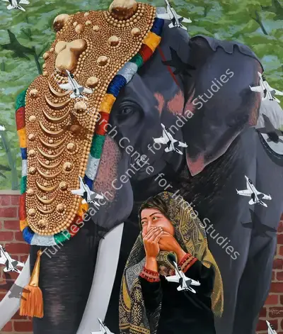 Roy Thomas (Artist), Unexpected Revelations - 10, 2011, Painting