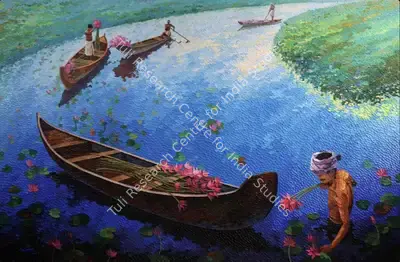 Shraddha More (Artist), Harvest of Serenity, 2025, Painting