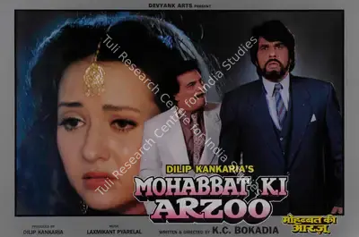 Dilip Kankaria (Producer), Mohabbat Ki Arzoo, 1994, Lobby Card