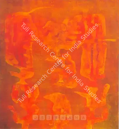 Gaitonde, V.S. (Artist). Untitled. Oil on canvas, 1977 | Painting | FineArts | 00375425