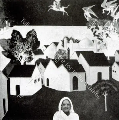 G.M. Sheikh (Artist), Returning Home After Long Absence, Painting