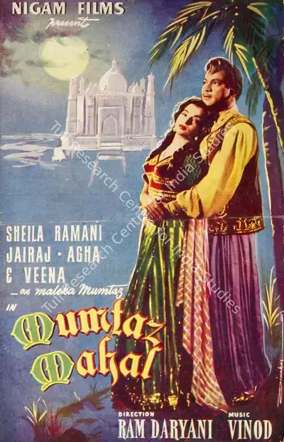 Ram Daryani (Director), Mumtaz Mahal, 1957, Song-Synopsis Booklet