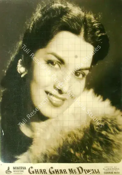 Sohrab Modi (Producer), Ghar Ghar Me Diwali, 1955, Lobby Card