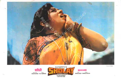 Dwarka Divecha (Cinematographer), Sholay, 1975, Lobby Card