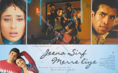 Vashu Bhagnani (Producer), Jeena Sirf Merre Liye, 2002, Lobby Card