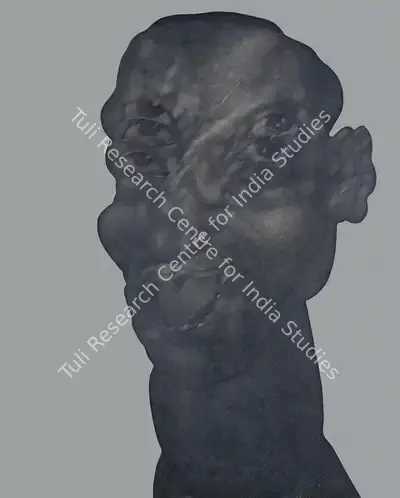 Rahul Chowdhury (Artist), Burning Desire - Illusion 23, 2006, Painting