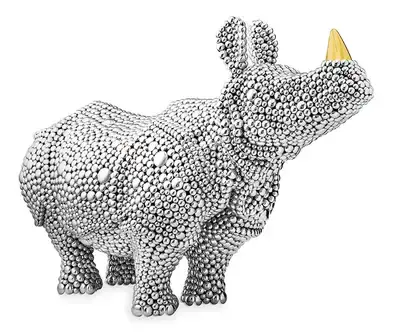 Valay Shende (Artist), Rhino, 2022, Sculpture