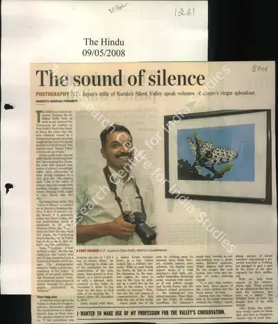 Sangeeta Barooah Pisharoty (Reporter), The Sound of Silence, 2008, Newspaper Clipping