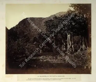 Eugene Clutterbuck Impey (Photographer), Bhangurh, In the Ulwur Territory, Antiquarian Photograph