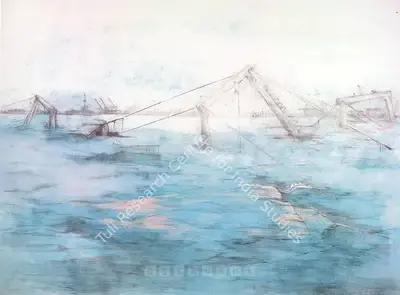 Naiza Khan (Artist), Restore The Boundaries II, 2007, Painting