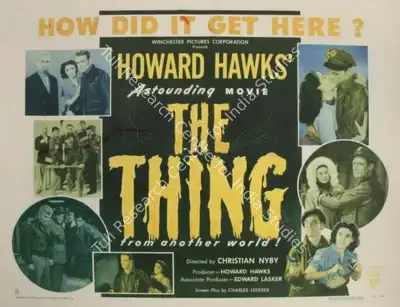 Russell Harlan (Cinematographer), The Thing from Another World, 1951, Lobby Card