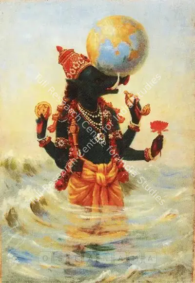 Raja Ravi Varma (Artist), Mythological Scenes, Painting