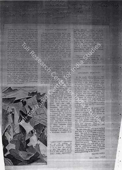 Untitled, 1954, Newspaper Clipping