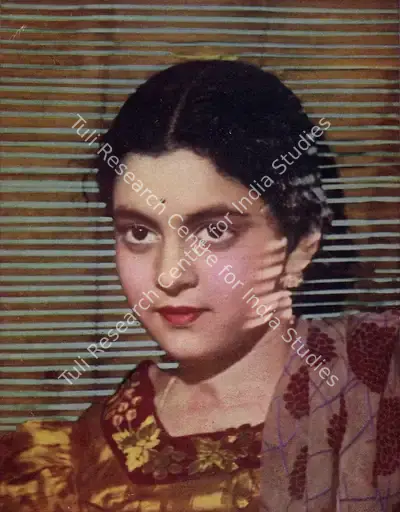 Unknown (Artist), Unknown (Artist), Nalini Jayawant | Oleograph, July 1941, Oleograph