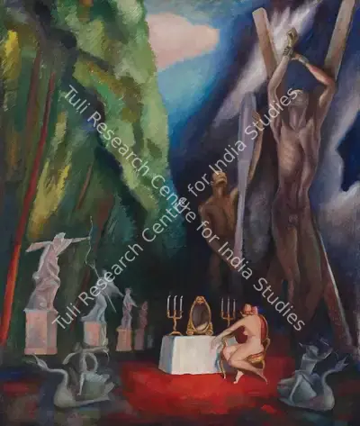 Homi J. Bhabha (Artist), Dove Sono I Belli Momenti, 1938, Painting