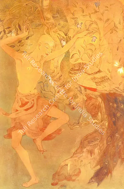 Kshitindranath Majumdar (Artist), Chaitanya Dancing, 1916, Painting