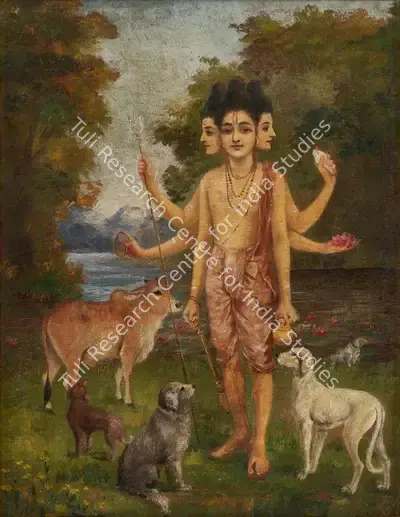 Raja Ravi Varma (Artist), Dattatreya, Painting